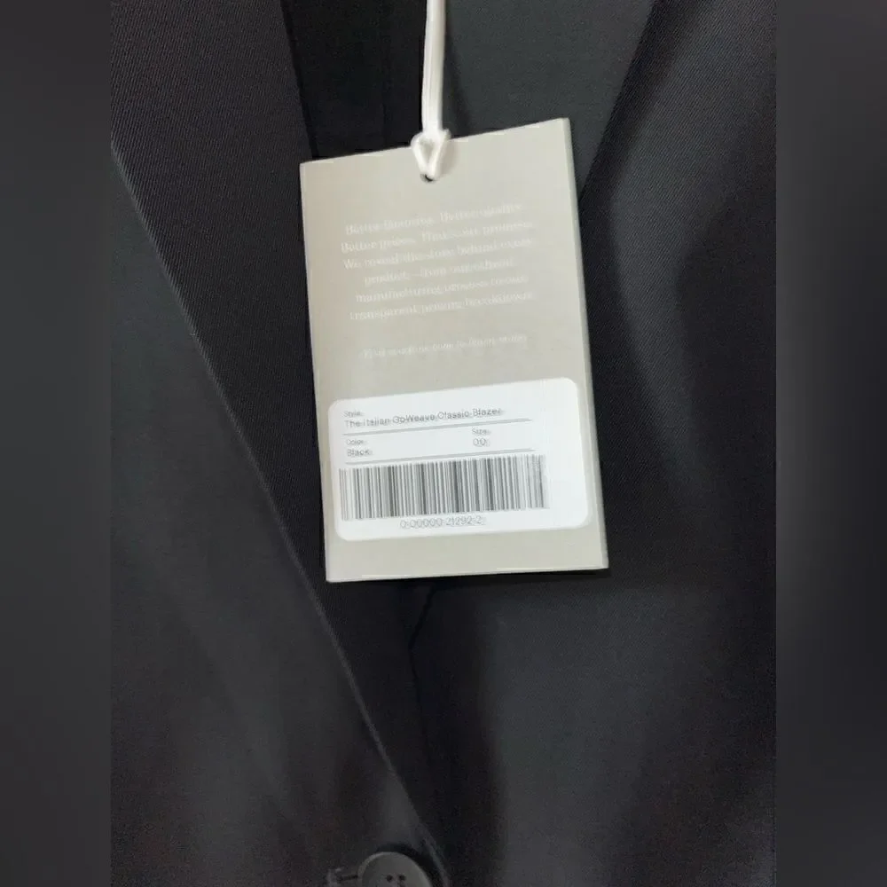 Everlane The Italian GoWeave Classic Blazer Size 00